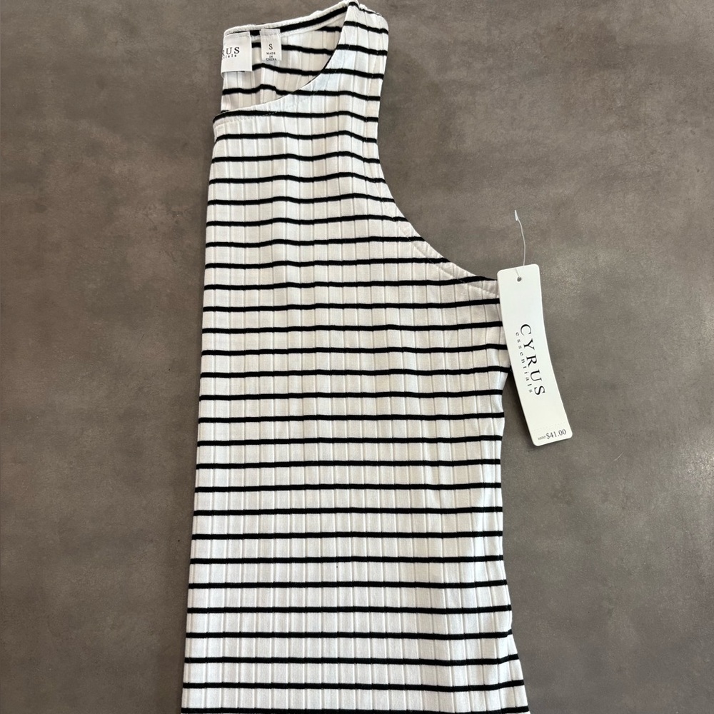 NWT Cyrus Women's Striped Tank Top